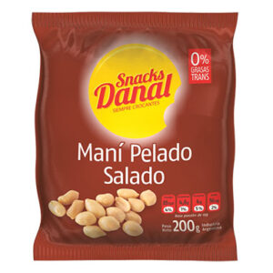 Mani Pelado Salado Danal X 200 Grs