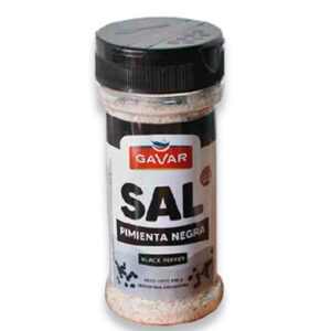 Sal con Pimienta Negra Gavar 330gr
